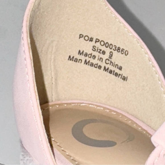 Journee Collection  Womens Denali Blush T-Strap Sandals Heels size 9 Evening - Picture 10 of 11